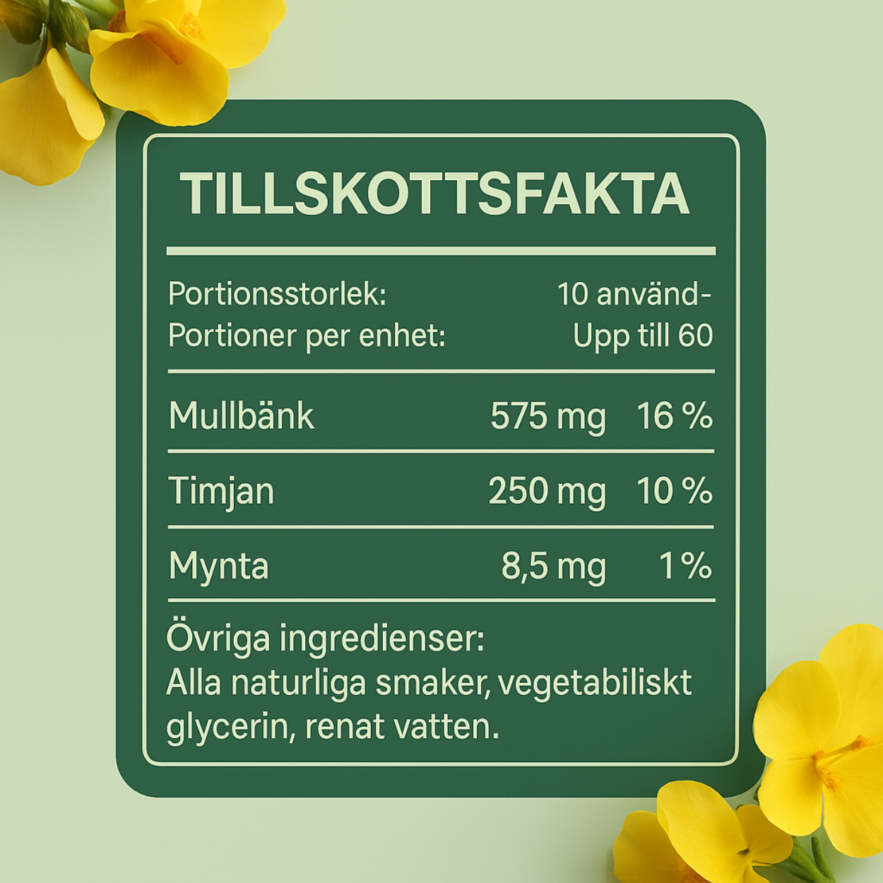 Myss Ease™ – Naturligt, Rent Och Giftfritt Stöd