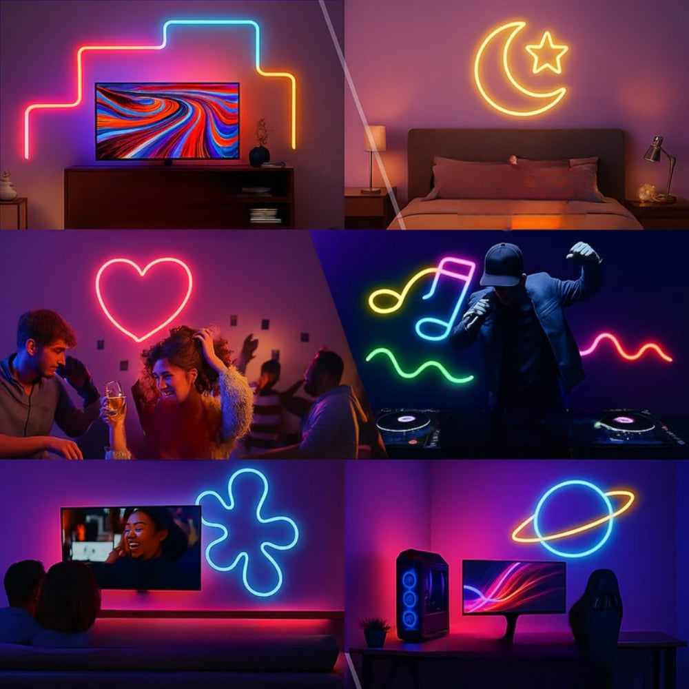 VibeStrip™ RGB Ljusremsa med Smart Styrning
