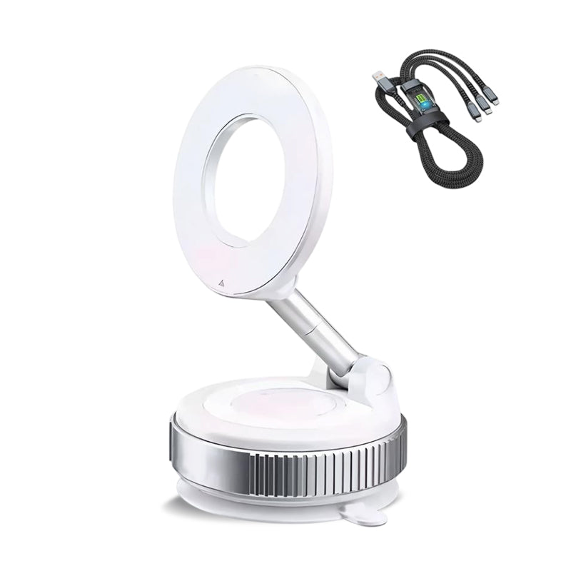 🔥Osta enemmän, säästä enemmän🔄360° säädettävä magneettinen puhelinteline imukupilla📱🚗 