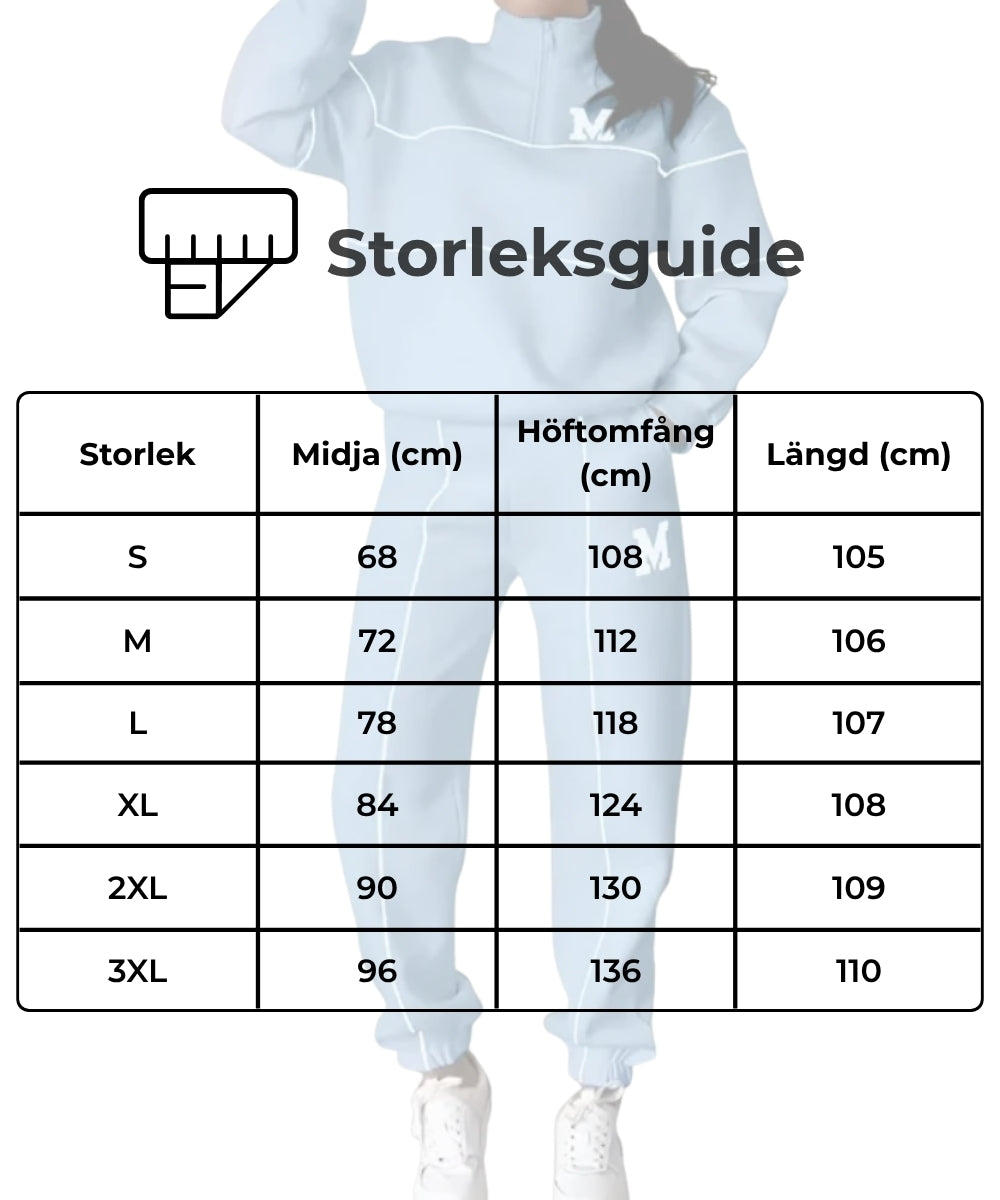 Avslappnat 2-delat set med loungekläder - andningsaktiv topp och byxor för damer