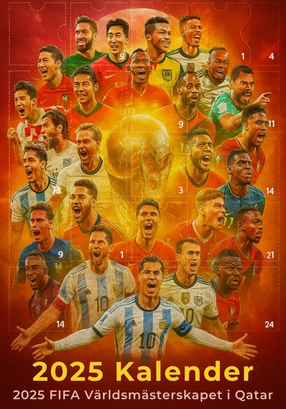 Jalkapallokalenteri | Lähtölaskenta jouluun jalkapallosankareille