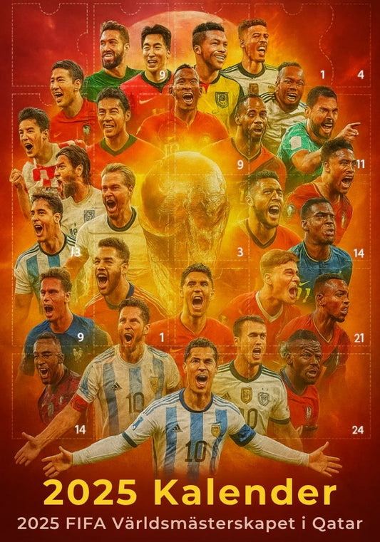 Jalkapallokalenteri | Lähtölaskenta jouluun jalkapallosankareille