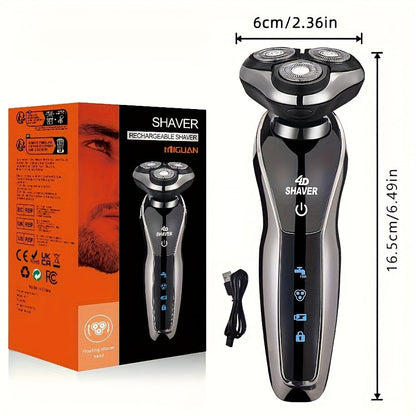 4D 3-i-1 Rakapparat, Trimmer och Näsklippare