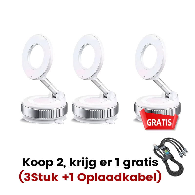 🔥Osta enemmän, säästä enemmän🔄360° säädettävä magneettinen puhelinteline imukupilla📱🚗 