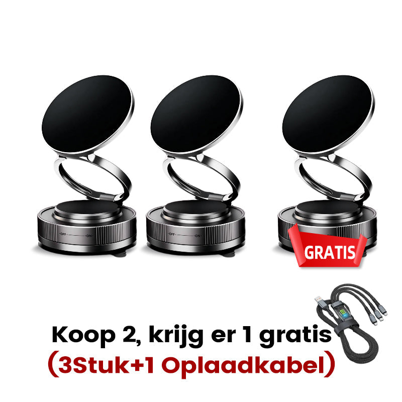 🔥Osta enemmän, säästä enemmän🔄360° säädettävä magneettinen puhelinteline imukupilla📱🚗 