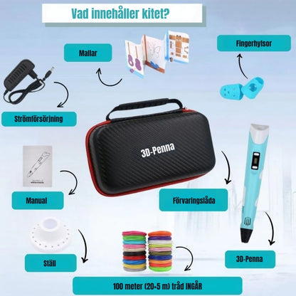 3D-Penna – Ge Liv Åt Ditt Barns Teckningar