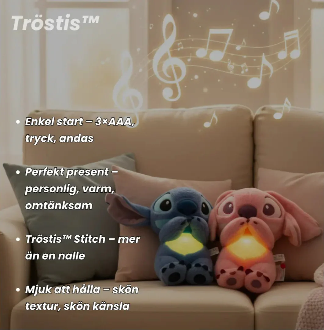 Comfort Stitch® – Rauhoittava tikkisi lievittää stressiä ja ahdistusta ainutlaatuisen hengitysteknologiansa ja rauhoittavan sydämenrytmin avulla. 