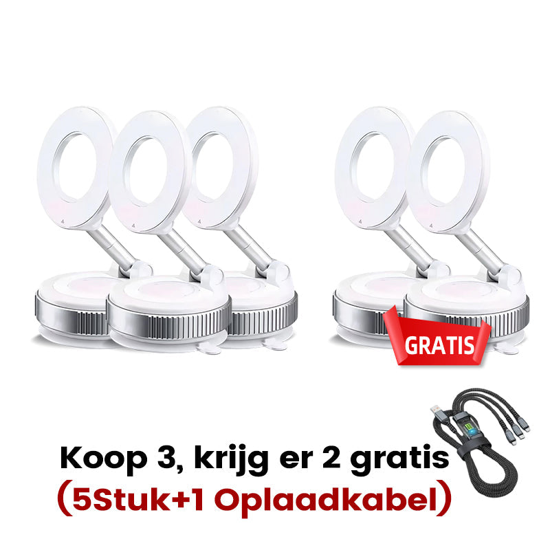 🔥Osta enemmän, säästä enemmän🔄360° säädettävä magneettinen puhelinteline imukupilla📱🚗 