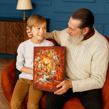 Jalkapallokalenteri | Lähtölaskenta jouluun jalkapallosankareille