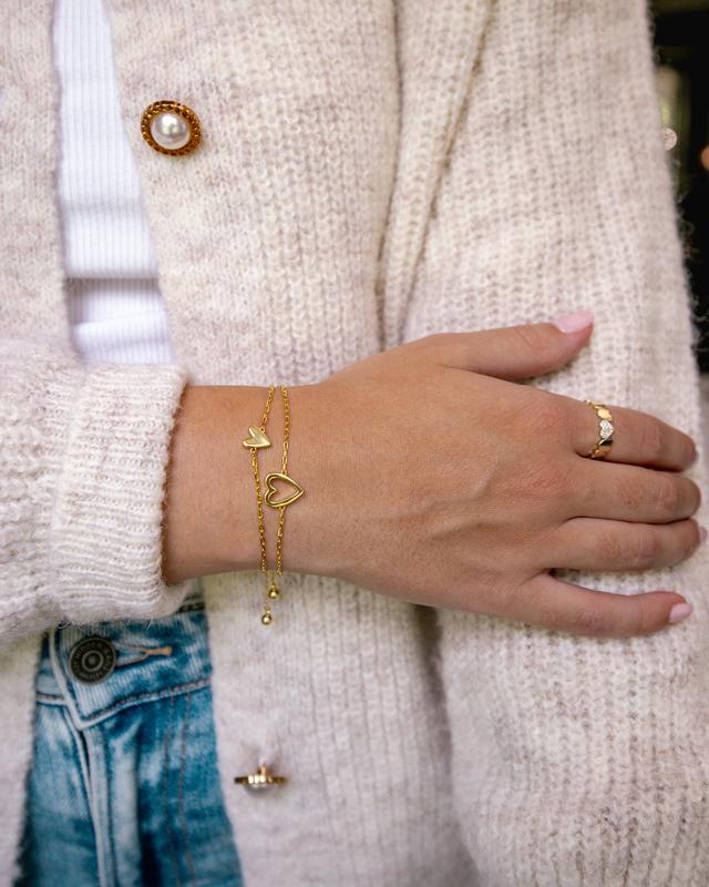 Matchande Hjärtarmband