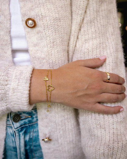 Matchande Hjärtarmband