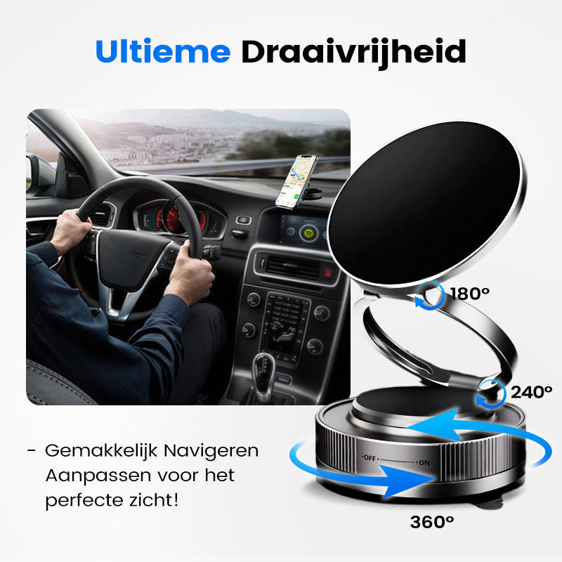 🔥Osta enemmän, säästä enemmän🔄360° säädettävä magneettinen puhelinteline imukupilla📱🚗 