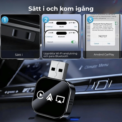 LänkResa™ | 3-i-1 trådlös adapter