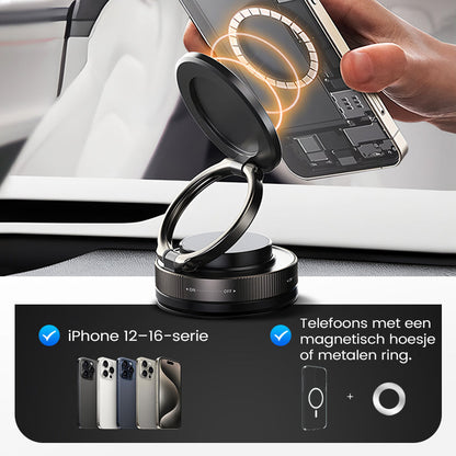 🔥Osta enemmän, säästä enemmän🔄360° säädettävä magneettinen puhelinteline imukupilla📱🚗 