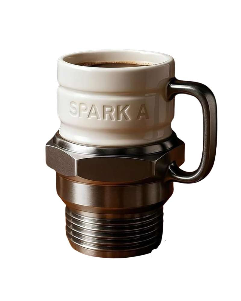 SparkASip™ – Tændrørskaffekrus – Samlerudgave 