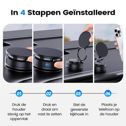 🔥Osta enemmän, säästä enemmän🔄360° säädettävä magneettinen puhelinteline imukupilla📱🚗 