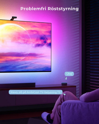 AmbiCast™ Envisual TV:n taustavalo T2