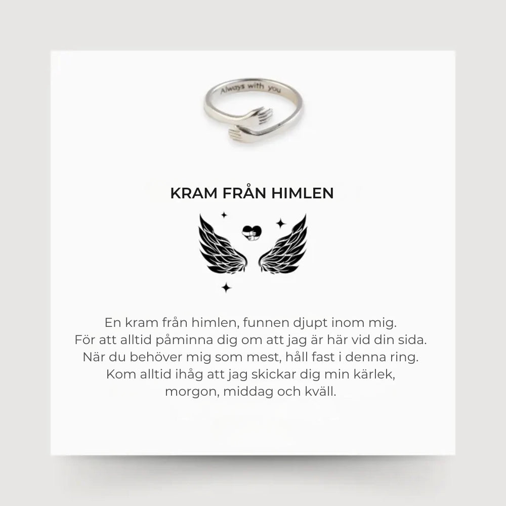 Amoria™ Justerbar Silverring – Omsluten av Kärlek