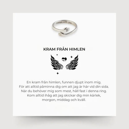 Amoria™ Justerbar Silverring – Omsluten av Kärlek