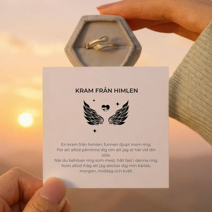 Amoria™ Justerbar Silverring – Omsluten av Kärlek