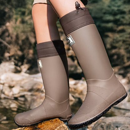 AquaLerSköld™ Barfotagummistövlar – Skydd vid Varje Steg