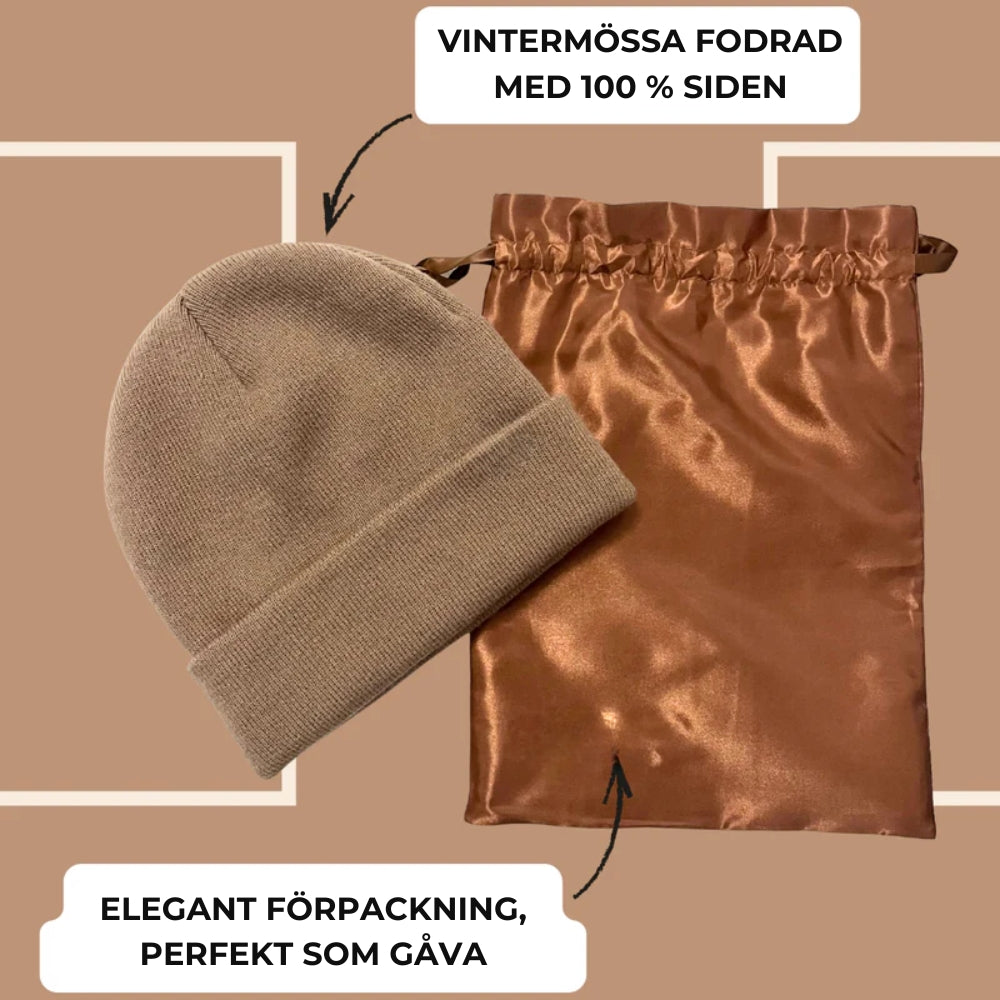 ArktisMössa™ Unisex Vintermössa i 100% Siden – Anti-Friss, Skyddar mot Kyla