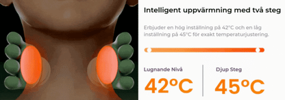 ÅterFlöde™ Nackknådande Massagerare med Dubbla Värmezoner