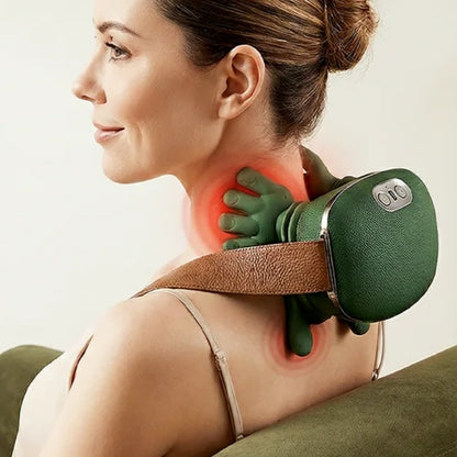 ÅterFlöde™ Nackknådande Massagerare med Dubbla Värmezoner