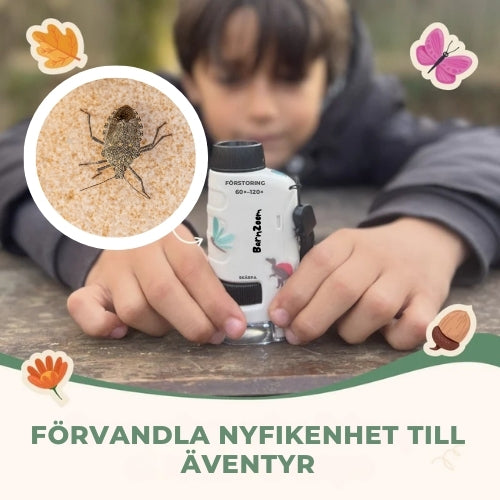 BarnZoom™ Mikroskop för Barn – Lär Genom Äkta Utforskning