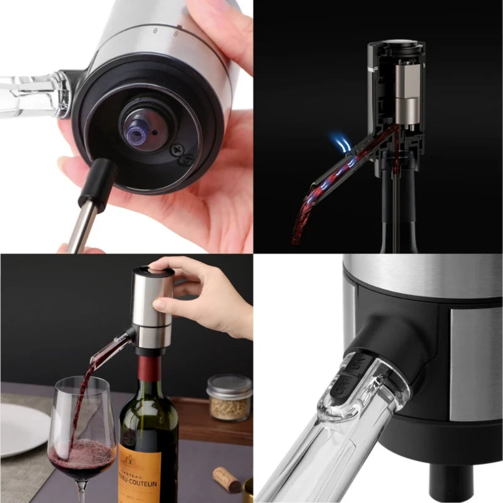 DekantPro™ Vindekanter med Luftning & Pip – Perfekt Hällning, Perfekt Smak