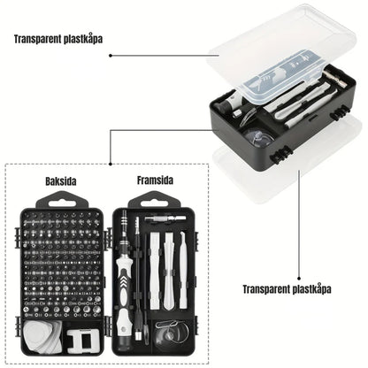 FixKompis™ 115-i-1 Skruvmejsel Avancerat Set – PRO Precision & Kraft