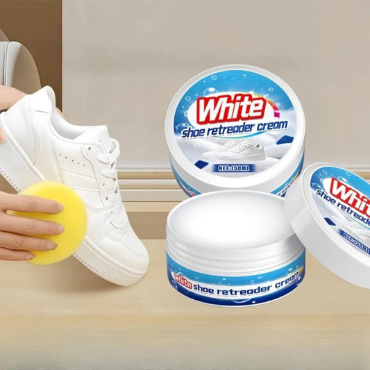 FräschVit™ Vit Skorestaureringskräm – Återge Ett Rent, Som Nytt Utseende