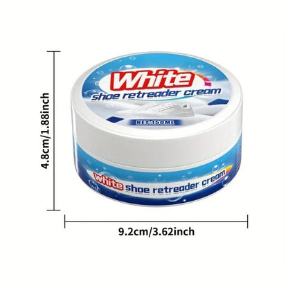 FräschVit™ Vit Skorestaureringskräm – Återge Ett Rent, Som Nytt Utseende