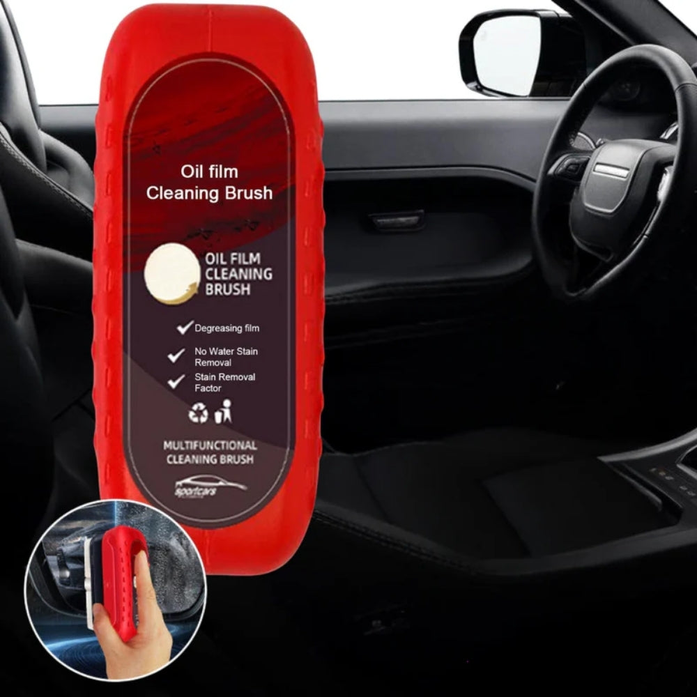 GlasSkim™ Bilglasrengöringsset – Kristallklar Sikt för Säkrare Körning