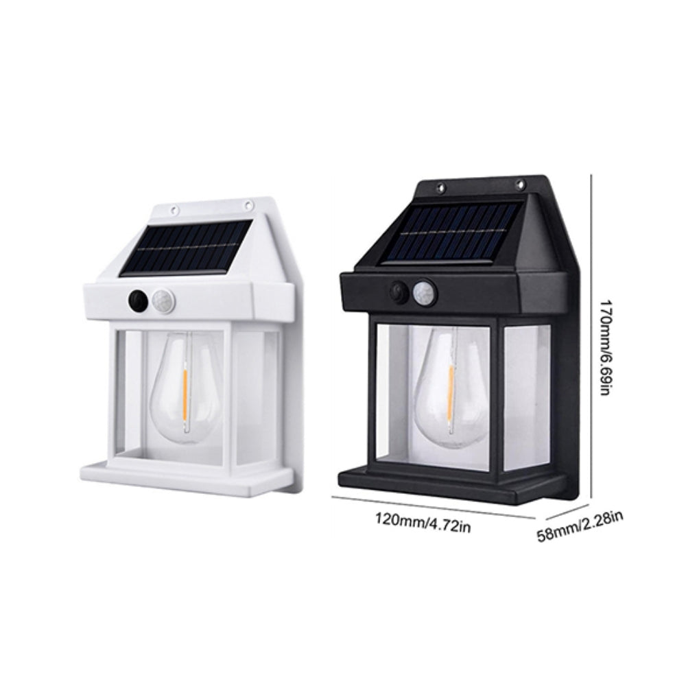 GlödVägg™ Solvägglampa med Rörelsedetektering – Ultraljust Ljus