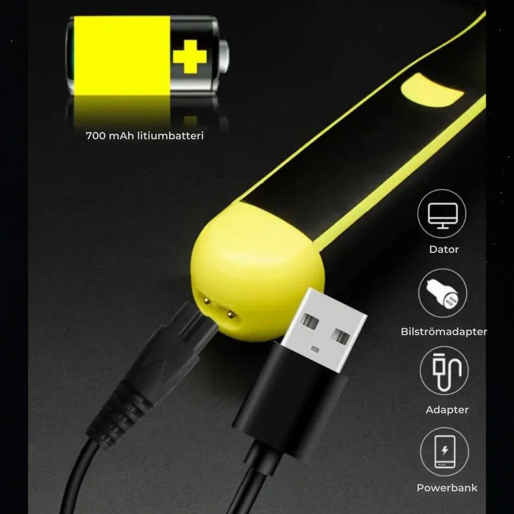 GroomPro™ sähköparranajokone – trimmeri kasvoille ja vartalolle