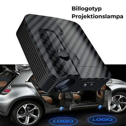 HD bil-välkomstljus med logotyp – helt utan kablar