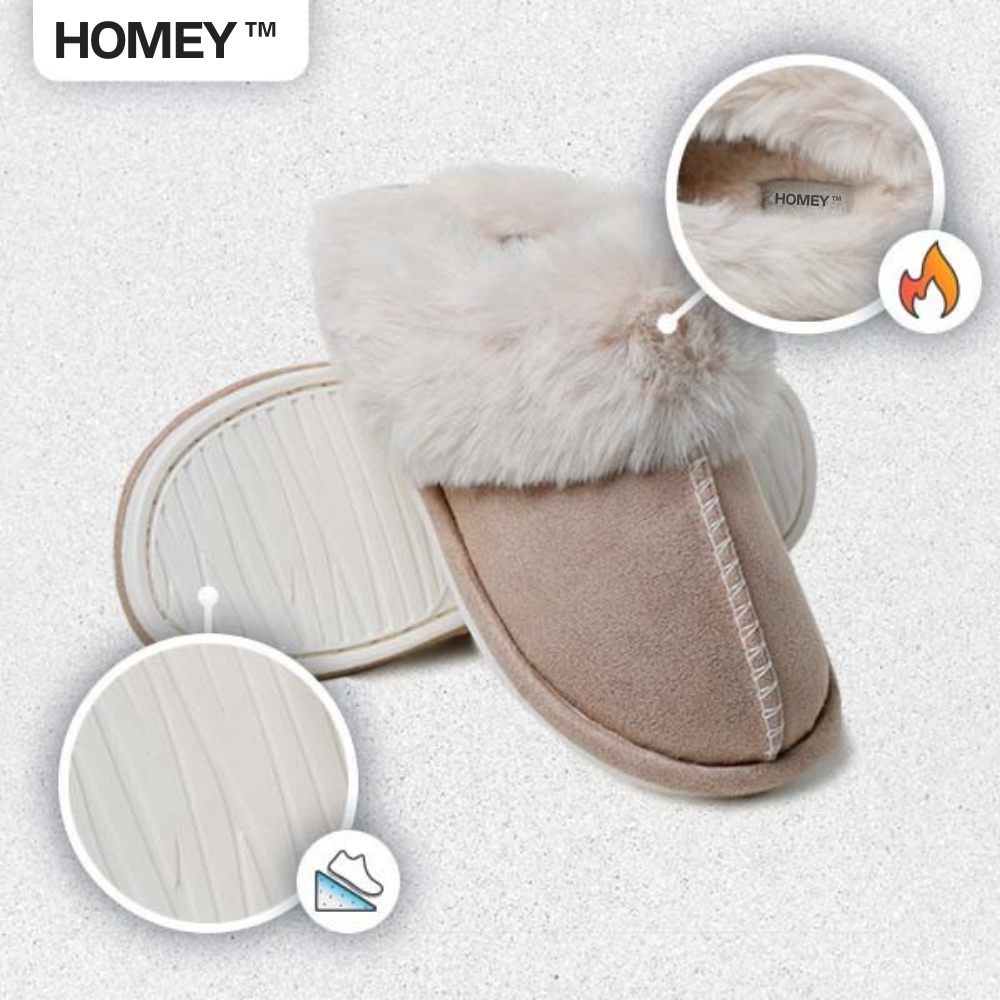 HOMEY™ – Varma och fluffiga tofflor för vintermys