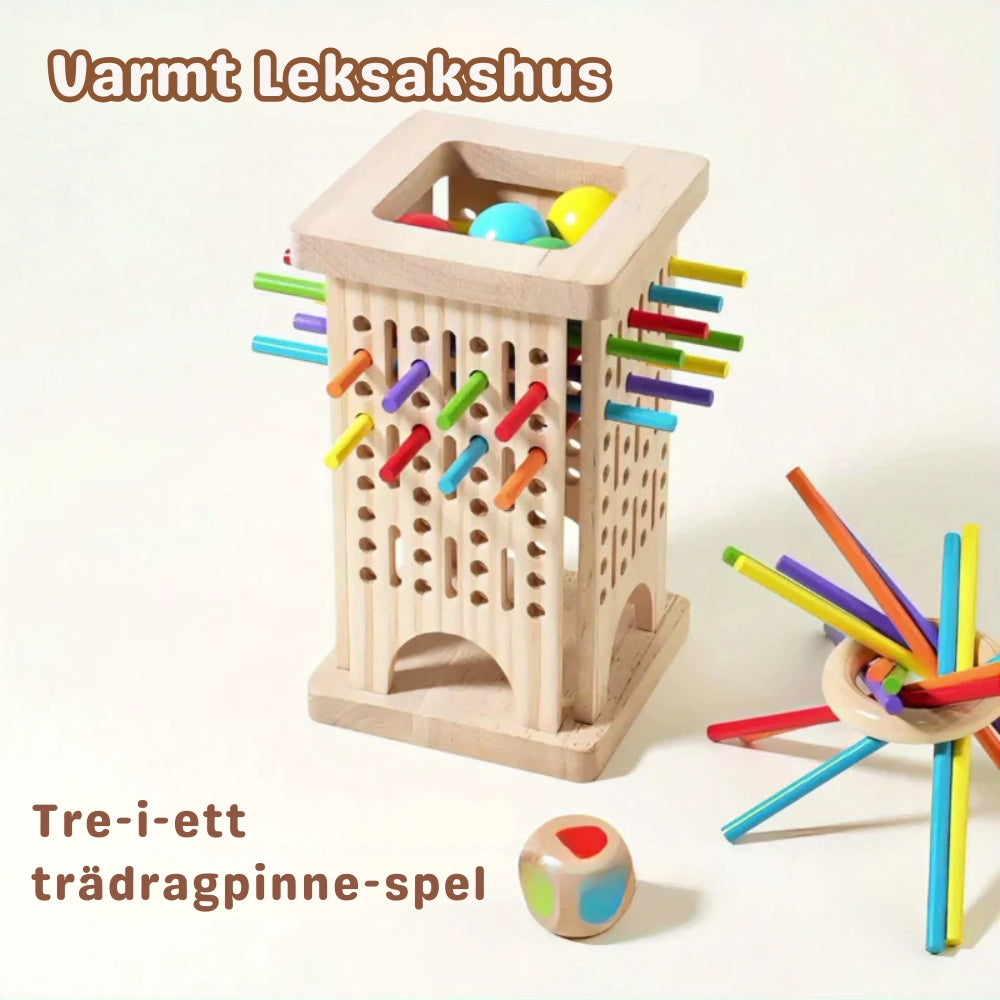 Brain Sticks™ Kolme yhdessä -puutikkupeli