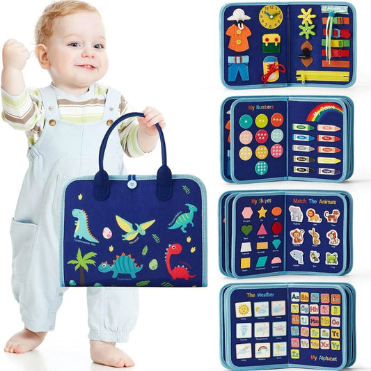 LekVänner™ Pedagogisk Aktivitetsbräda för Barn – Lär, Lek & Utforska