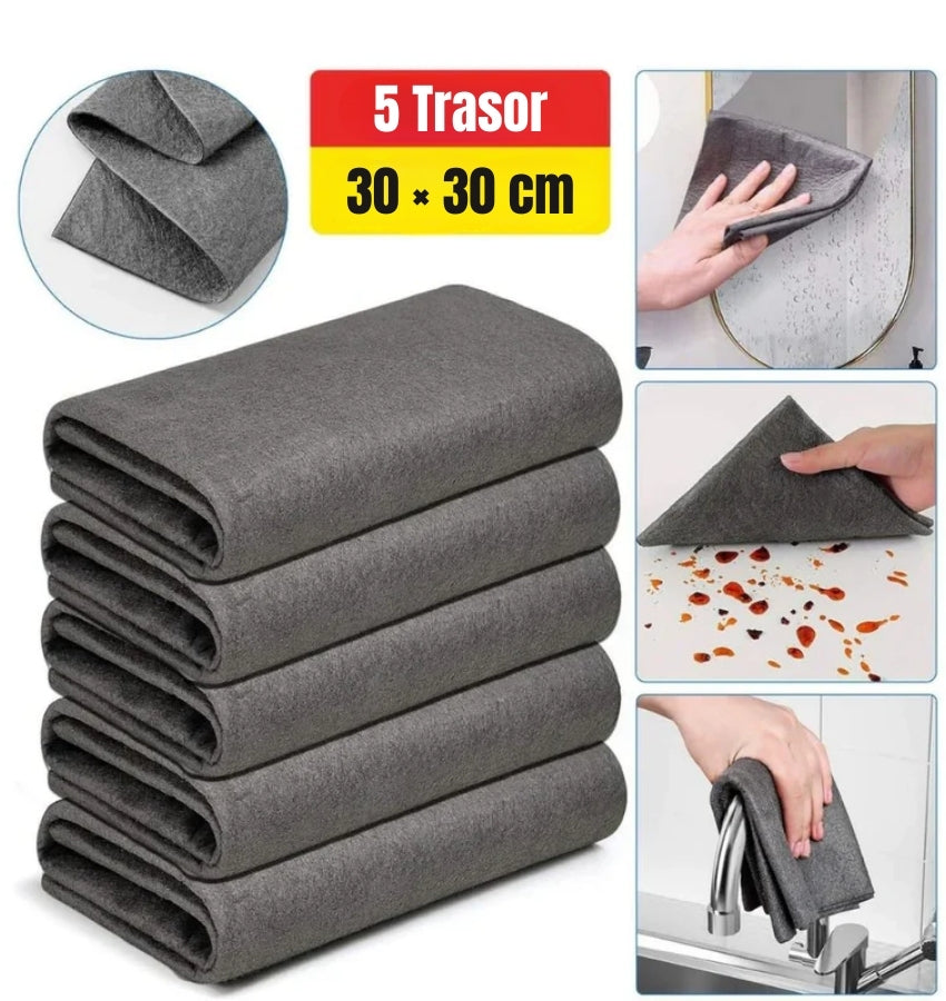 MirakelTrasa™ Mikrofiber Rengöringsduk – Ett Svep, Omedelbar Glans