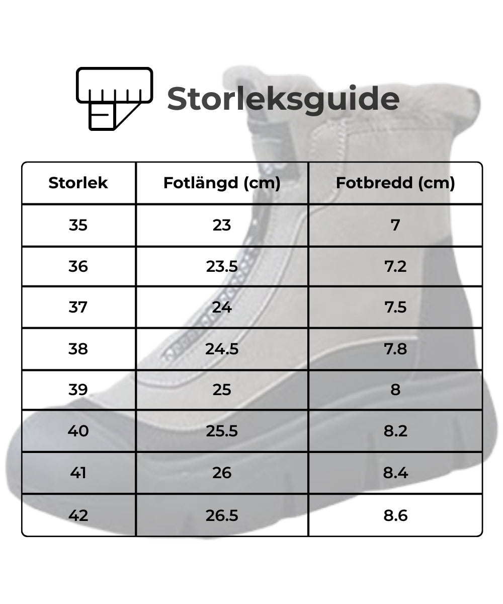 NordiskMusa™ Höga Vinterkängor för Dam