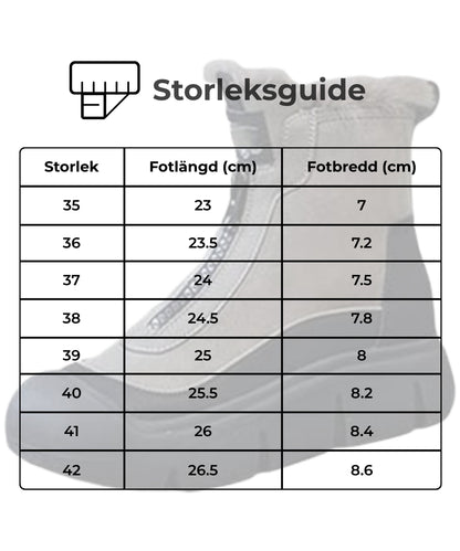 NordiskMusa™ Höga Vinterkängor för Dam