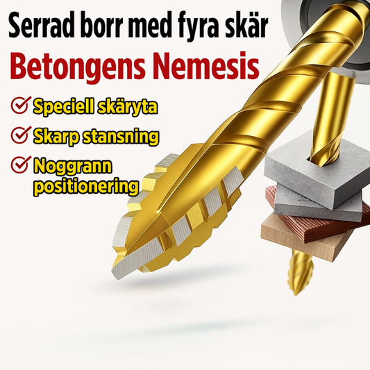 BitMaster™ 7-Delars Bitsats i Titan för Proffsiga Resultat