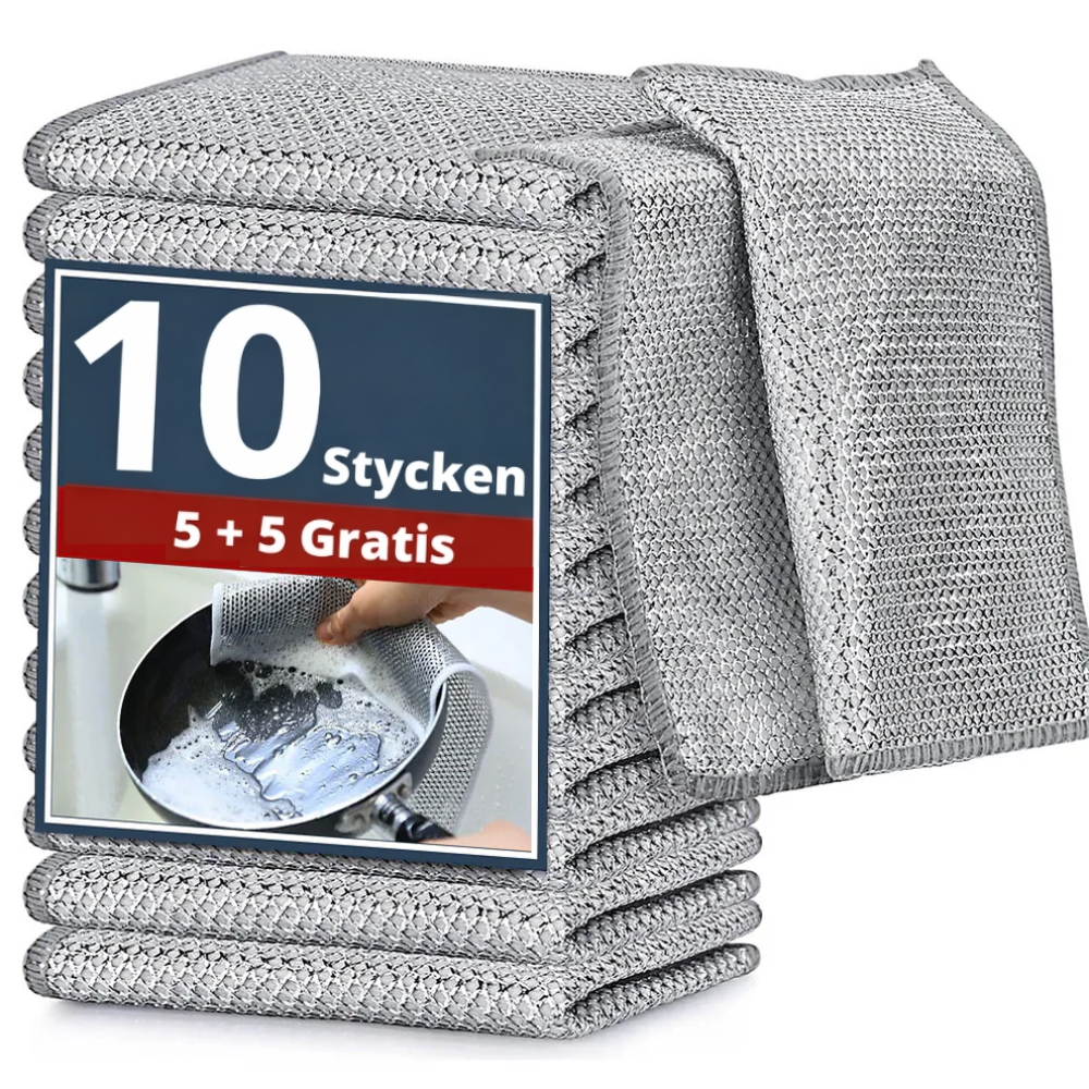 Abrasiv Mikrofiberdiskduk (Set med 10 delar)