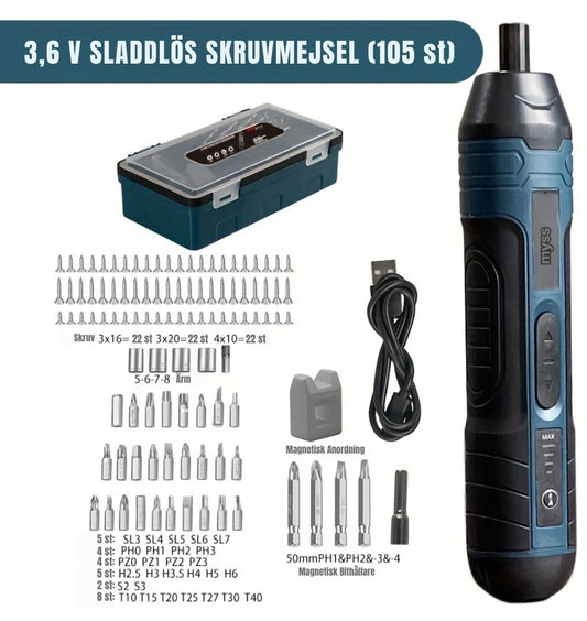 ProVrid™ Elektrisk Skruvdragare – Byggd för Kontroll, Säkerhet och Hastighet