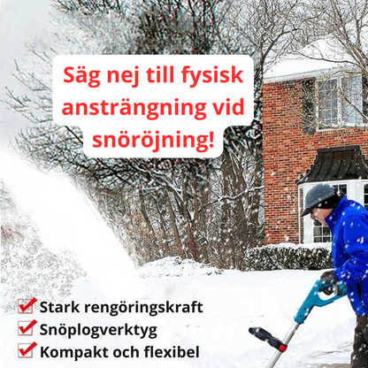 Batteridriven Snöskovel