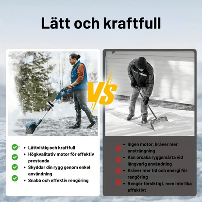 Batteridriven Snöskovel