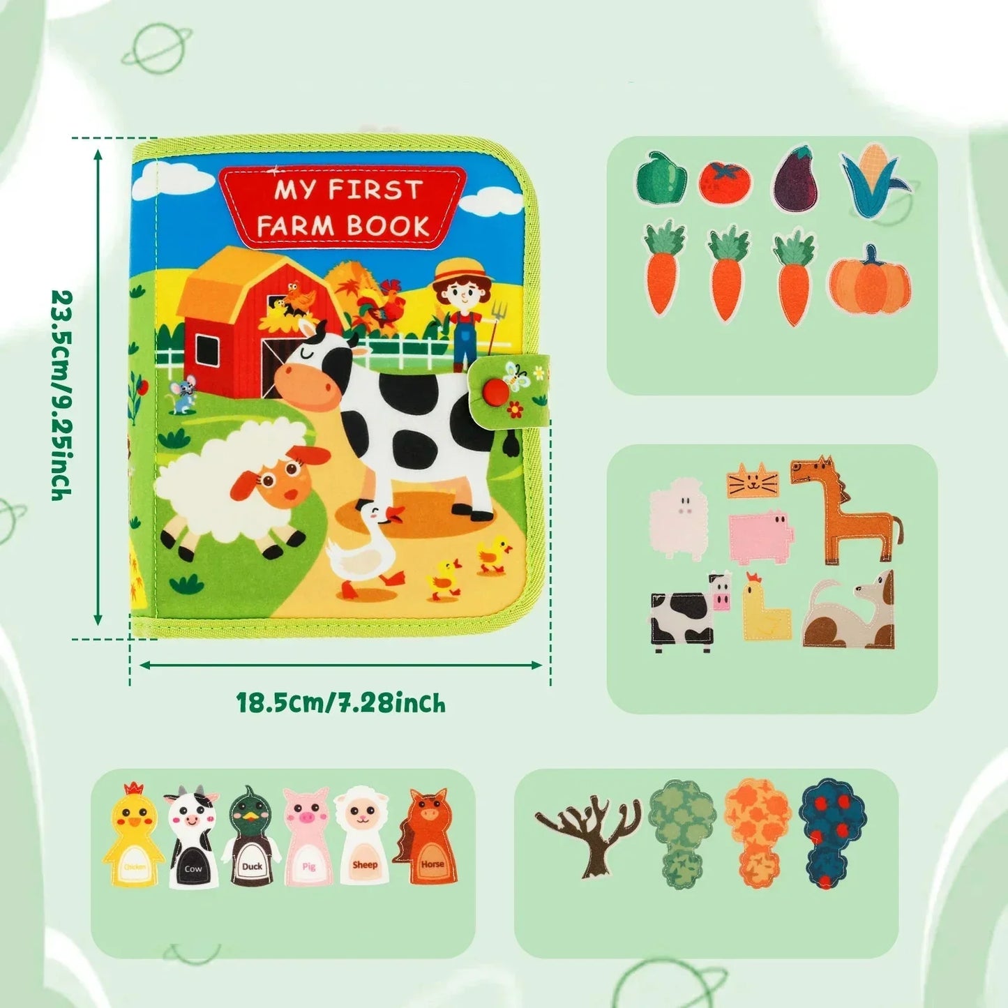 FarmFun™ – Opettavainen Montessori-maatilan satukirja