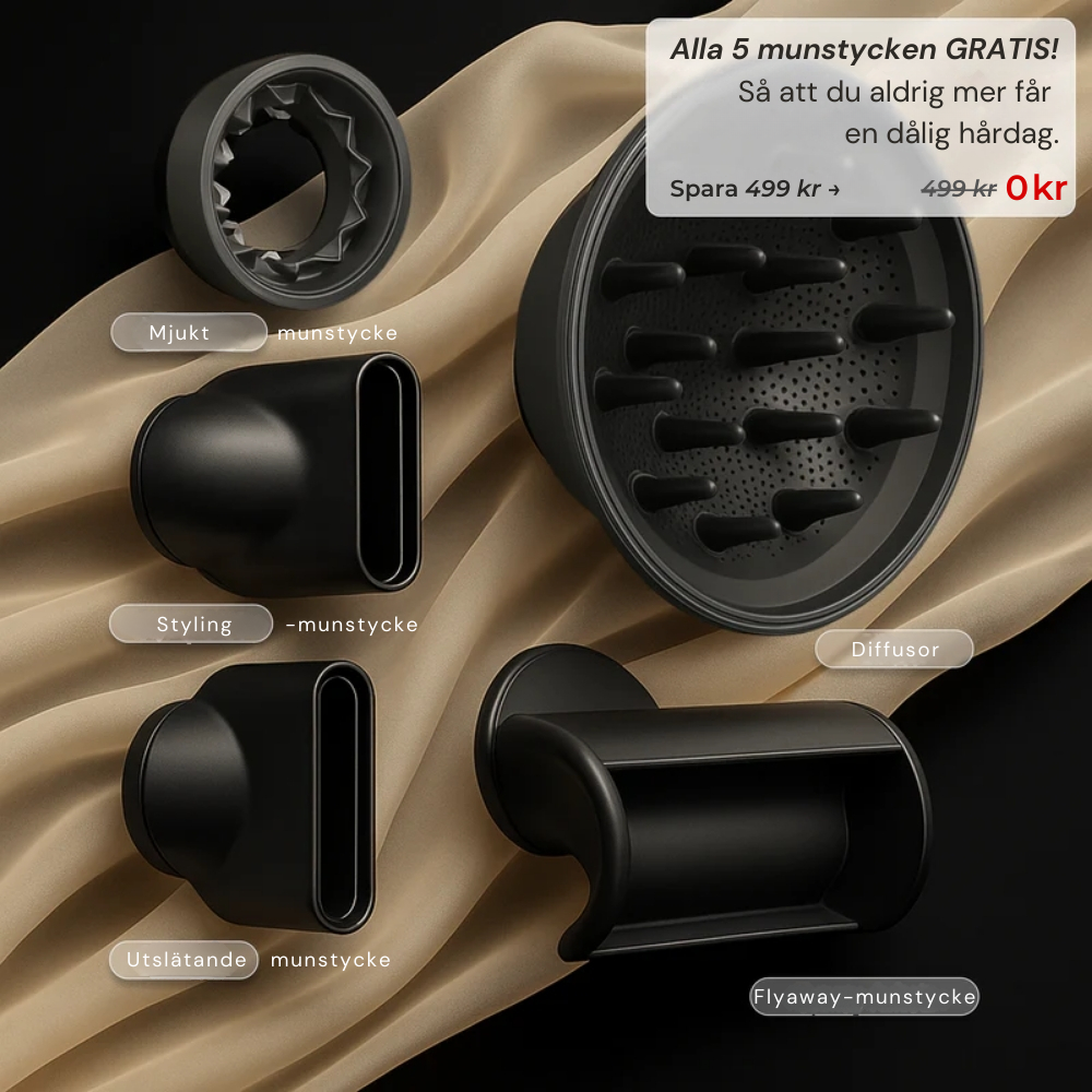 AirPro™ 5-i-1 Högprestanda Hårfön